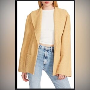 Steve Madden open front wide jacket